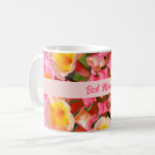 Mug Meilleure maman Bloom Lantana Fleur Texte Personna (Devant gauche)