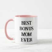 Mug Meilleure maman Bonus personnalisée jamais (Gauche)