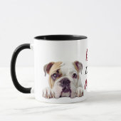 Mug Meilleure maman Bouledogue (Gauche)