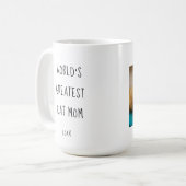 Mug Meilleure maman chatte du monde - Bonne fête des m (Devant gauche)