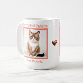 Mug Meilleure maman chatte du monde Personnaliser (Mun (Devant gauche)