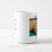 Mug Meilleure maman chatte du monde - photo de Noël (Centre)