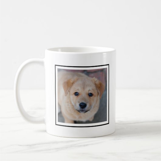 Mug Meilleure maman chien du monde avec photo (Gauche)
