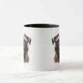 Mug Meilleure maman chien du monde Personnalisée Pet P (Centre)