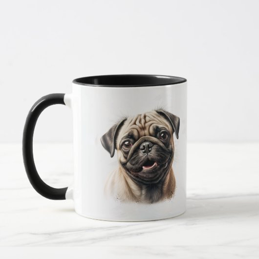 Mug Meilleure maman chien du monde Personnalisée Pet P (Gauche)