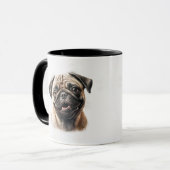 Mug Meilleure maman chien du monde Personnalisée Pet P (Devant gauche)