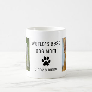 Mug Meilleure maman chien du monde, Photo personnalisé