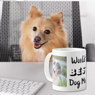 Mug Meilleure maman chien du monde Photos personnalisé