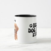 Mug Meilleure maman chien jamais Golden Retriever Pers (Centre)