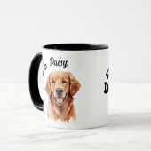 Mug Meilleure maman chien jamais Golden Retriever Pers (Devant gauche)