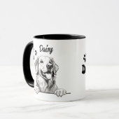 Mug Meilleure maman chien jamais Golden Retriever Pers (Devant gauche)
