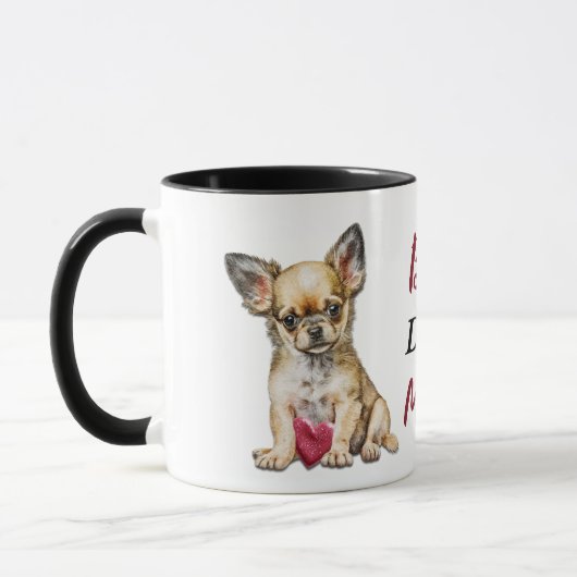 Mug Meilleure maman Chihuahua (Gauche)