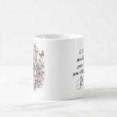 Mug Meilleure Maman Citer Des Papillons Belles Fleurs (Centre)
