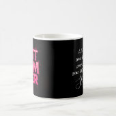 Mug Meilleure maman Citer jamais Papillon rose (Centre)
