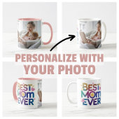 Mug Meilleure Maman Coeurs et Fleurs