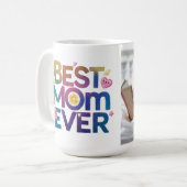 Mug Meilleure Maman Coeurs et Fleurs (Devant gauche)