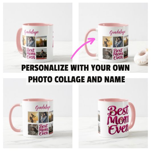 Mug Meilleure Maman Collage Photo de Mère