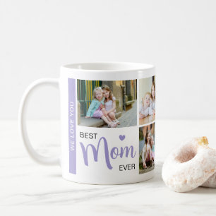 Mug Meilleure Maman Collage Photo Fête des Mères Viole