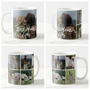 Mug Meilleure Maman Collage Photo Personnalisé