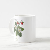 Mug Meilleure Maman Conception Botanique Florale de Fr (Devant gauche)
