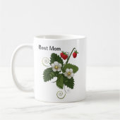 Mug Meilleure Maman Conception Botanique Florale de Fr (Gauche)