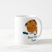 Mug Meilleure Maman Cuisine de muffin aux bleuets (Devant droit)