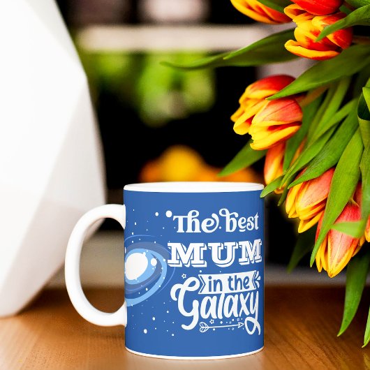 Mug Meilleure maman dans la galaxie mondiale trophée l