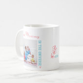 Mug Meilleure maman dans l'univers - Deux photos Carré (Devant gauche)