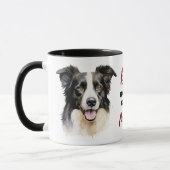 Mug Meilleure maman de Border Collie (Gauche)
