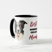 Mug Meilleure maman de Border Collie (Devant gauche)