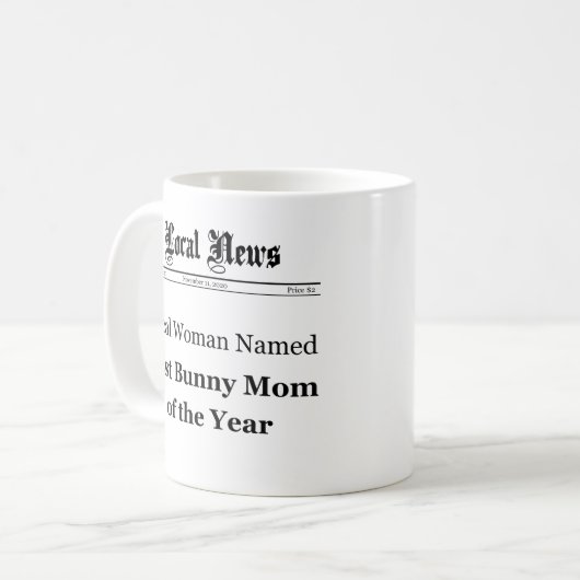 Mug Meilleure maman de Bunny (Devant gauche)