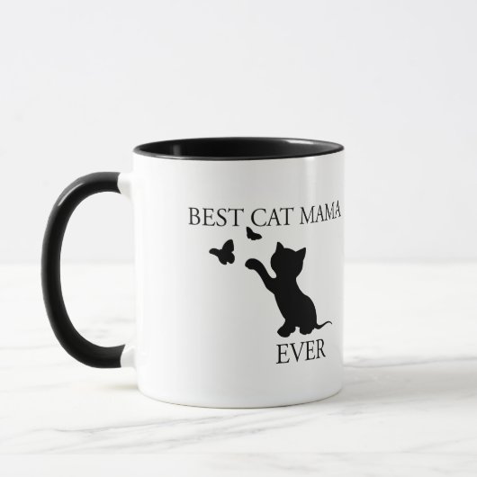 Mug Meilleure maman de chat (Gauche)