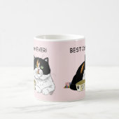 Mug Meilleure maman de chat Calico gâtée Fête des mère (Centre)
