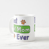 Mug Meilleure maman de chat de tous les temps (Devant gauche)