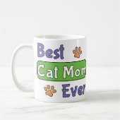 Mug Meilleure maman de chat de tous les temps (Gauche)