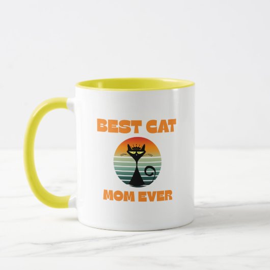 Mug Meilleure Maman de Chat du Monde (Gauche)