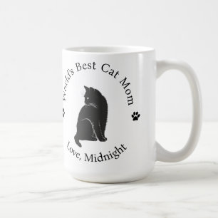 Mug Meilleure maman de chat du monde Personnaliser la