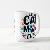 Mug Meilleure maman de chat jamais (Devant droit)