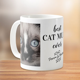 Mug Meilleure maman de chat jamais photos personnalisé