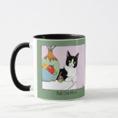 Mug Meilleure Maman de Chat Jolie Chat Smoking Mère Fê (Gauche)