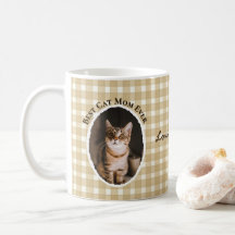 Meilleure Maman de Chat Personnalisé Drôle Mignon 