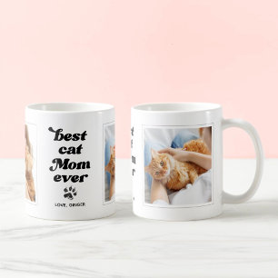 Mug Meilleure Maman de Chat Personnalisée avec Photo e