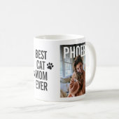 Mug Meilleure Maman de Chat PhotoPop (Devant droit)
