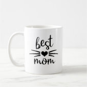 Mug Meilleure Maman de Chat Tête de Chat (Gauche)