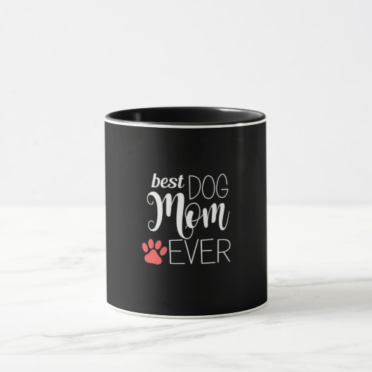 Mug Meilleure maman de chien (Centre)