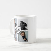 Mug Meilleure maman de chien | Collage photo (Devant gauche)