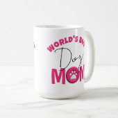 Mug Meilleure maman de chien du monde (Devant droit)