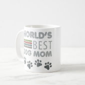 Mug Meilleure maman de chien du monde (Devant gauche)