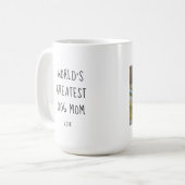 Mug Meilleure maman de chien du monde - coutume Joyeux (Devant gauche)