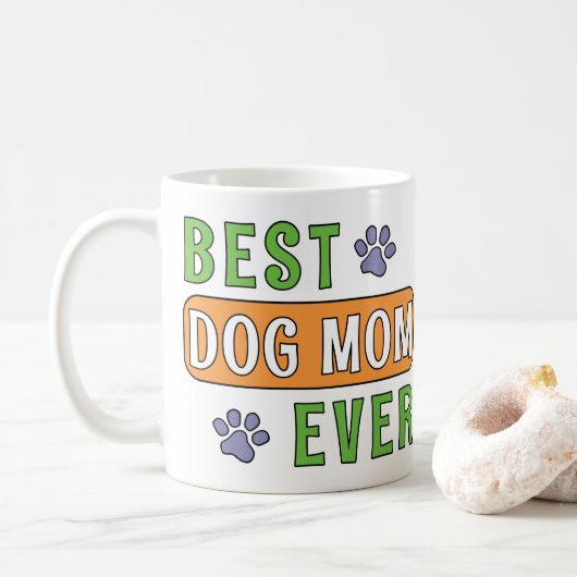 Mug Meilleure maman de chien ever (Avec donut)
